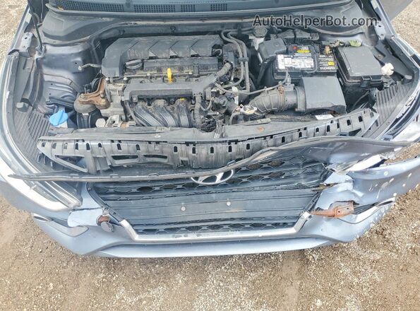 3KPC24A60LE094698 2020 HYUNDAI ACCENT Charcoal Vista interior trasera