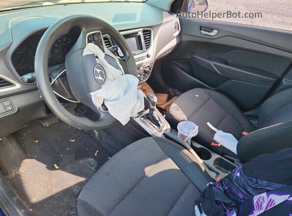 3KPC24A60LE122435 2020 HYUNDAI ACCENT Blue წინა პანელის ხედი