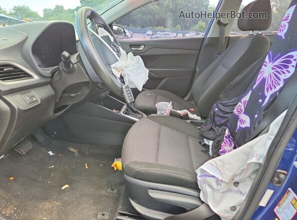 3KPC24A60LE122435 2020 HYUNDAI ACCENT Blue წინა სალონის ხედი