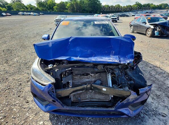 3KPC24A60LE122435 2020 HYUNDAI ACCENT Blue წინა ხედი