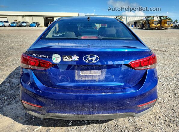 3KPC24A60LE122435 2020 HYUNDAI ACCENT Blue უკანა ხედი