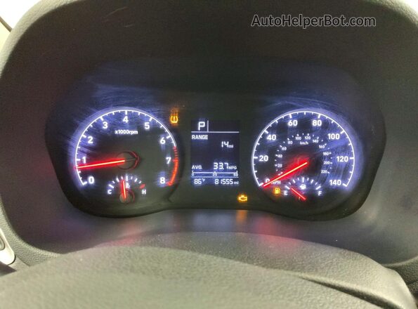 3KPC24A60LE123116 2020 HYUNDAI ACCENT Черный Вид щитка приборов