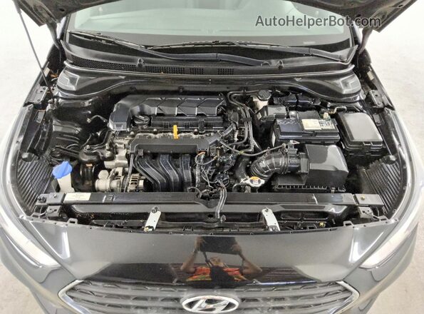 3KPC24A60LE123116 2020 HYUNDAI ACCENT Черный Вид задней части салона