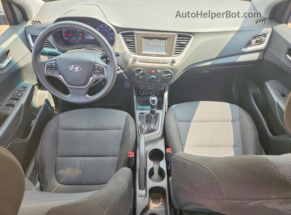 3KPC24A60ME129631 2021 HYUNDAI ACCENT Silver Widok deski rozdzielczej