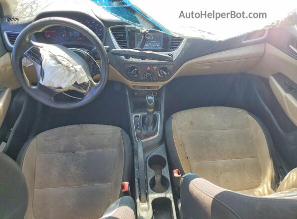 3KPC24A60ME142170 2021 HYUNDAI ACCENT Black Vista del salpicadero