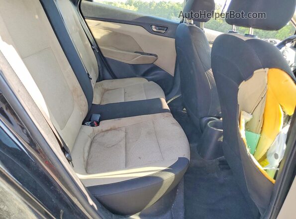 3KPC24A60ME142170 2021 HYUNDAI ACCENT Black Vista de los asientos traseros