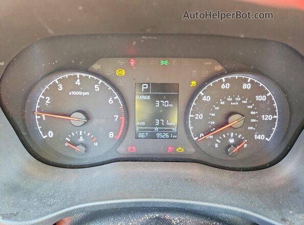 3KPC24A60NE155163 2022 HYUNDAI ACCENT Серый Вид щитка приборов