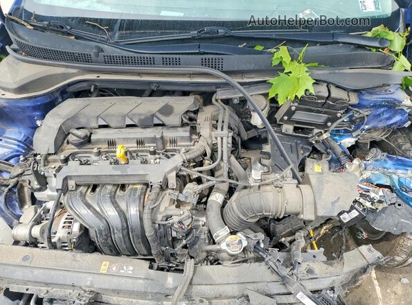 3KPC24A60NE187708 2022 HYUNDAI ACCENT Blue Vista interior trasera