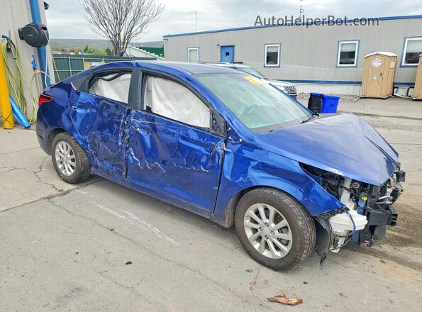 3KPC24A60NE187708 2022 HYUNDAI ACCENT Blue Delantero derecho