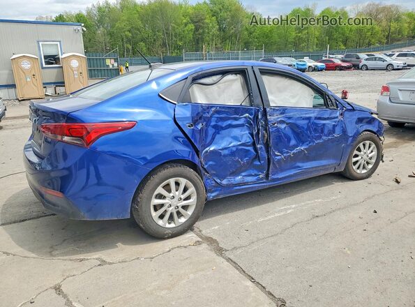 3KPC24A60NE187708 2022 HYUNDAI ACCENT Blue Trasero derecho