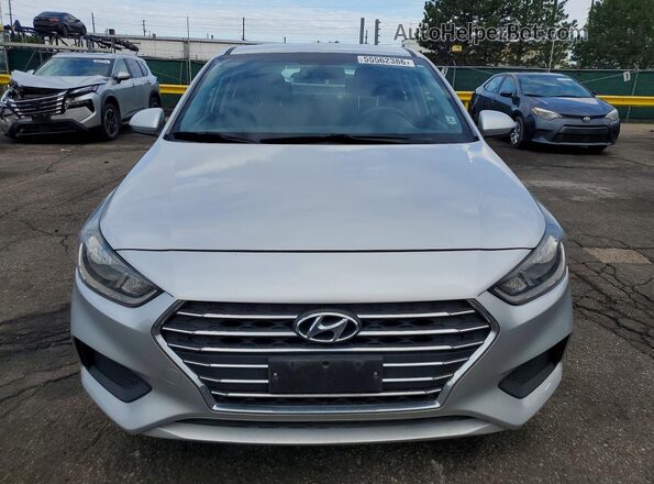 3KPC24A61LE114988 2020 HYUNDAI ACCENT Silver წინა ხედი