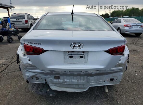 3KPC24A61LE114988 2020 HYUNDAI ACCENT Silver უკანა ხედი