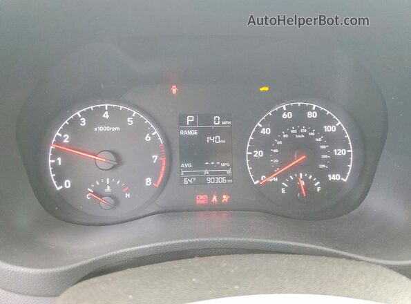3KPC24A61LE114988 2020 HYUNDAI ACCENT Silver ხელსაწყოთა პანელის ხედი