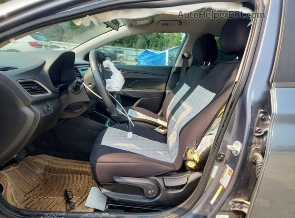 3KPC24A61LE125277 2020 HYUNDAI ACCENT Gray წინა სალონის ხედი