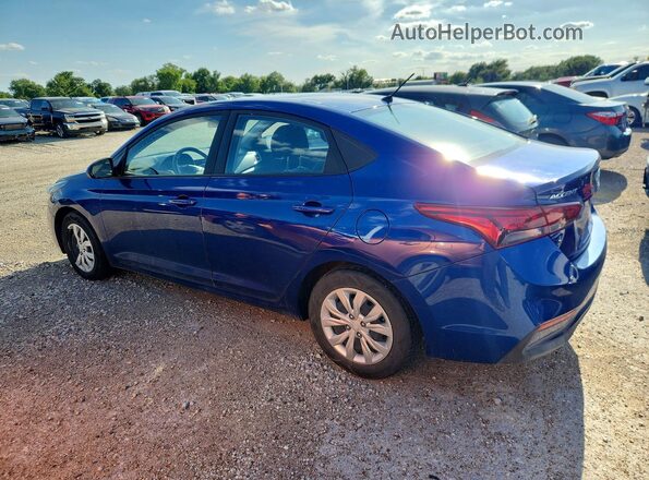 3KPC24A61ME128777 2021 HYUNDAI ACCENT Blue Trasero izquierdo