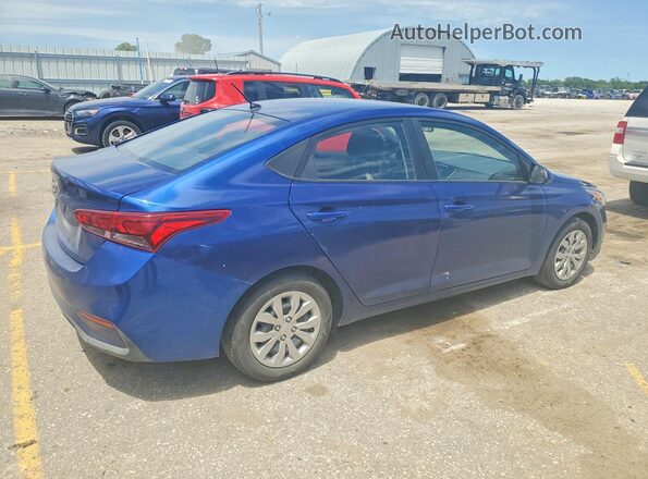 3KPC24A61ME128777 2021 HYUNDAI ACCENT Blue Trasero derecho