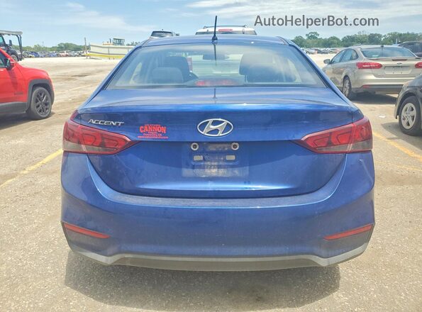 3KPC24A61ME128777 2021 HYUNDAI ACCENT Blue Vista trasera