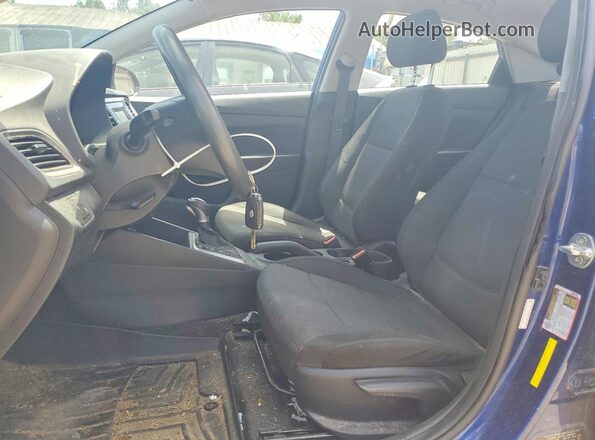 3KPC24A61ME128777 2021 HYUNDAI ACCENT Blue Vista interior delantera