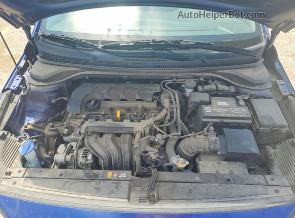 3KPC24A61ME128777 2021 HYUNDAI ACCENT Blue Vista interior trasera