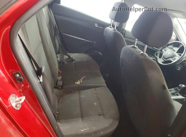 3KPC24A61ME131193 2021 HYUNDAI ACCENT Red Հետևի նստատեղերի տեսք