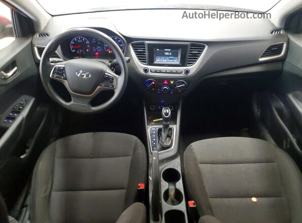 3KPC24A61ME131193 2021 HYUNDAI ACCENT Red Առջևի վահանակի տեսք