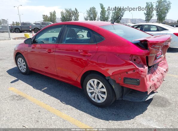 3KPC24A61ME148107 2021 HYUNDAI ACCENT Burgundy Задня ліва чверть
