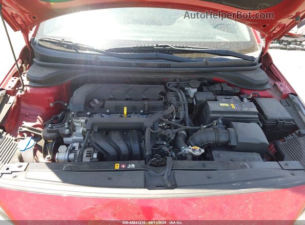 3KPC24A61ME148107 2021 HYUNDAI ACCENT Burgundy Вид ззаду