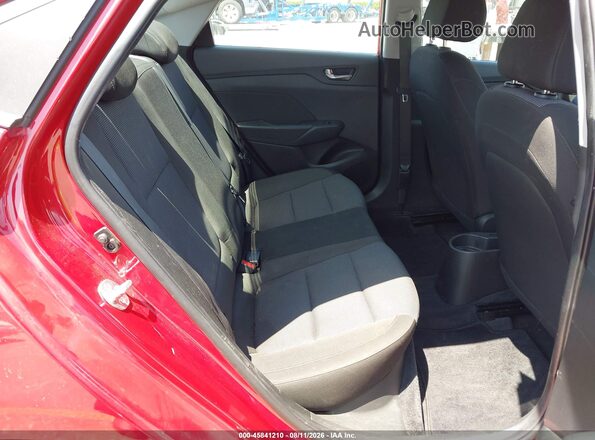 3KPC24A61ME148107 2021 HYUNDAI ACCENT Burgundy Вид наклейки з VIN-кодом