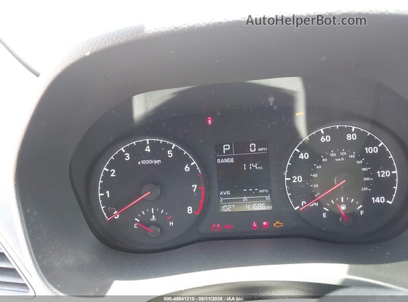 3KPC24A61ME148107 2021 HYUNDAI ACCENT Burgundy Вид задніх сидінь