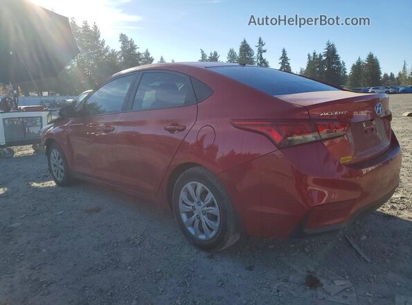 3KPC24A61ME153078 2021 HYUNDAI ACCENT Burgundy Задня ліва чверть