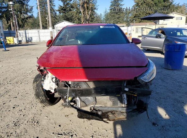3KPC24A61ME153078 2021 HYUNDAI ACCENT Burgundy Вид спереду