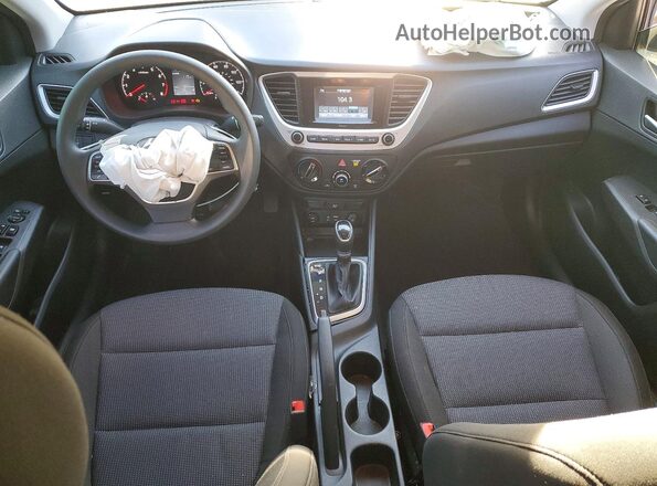 3KPC24A61ME153078 2021 HYUNDAI ACCENT Burgundy Вид панелі приладів