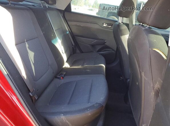 3KPC24A61ME153078 2021 HYUNDAI ACCENT Burgundy Вид задніх сидінь