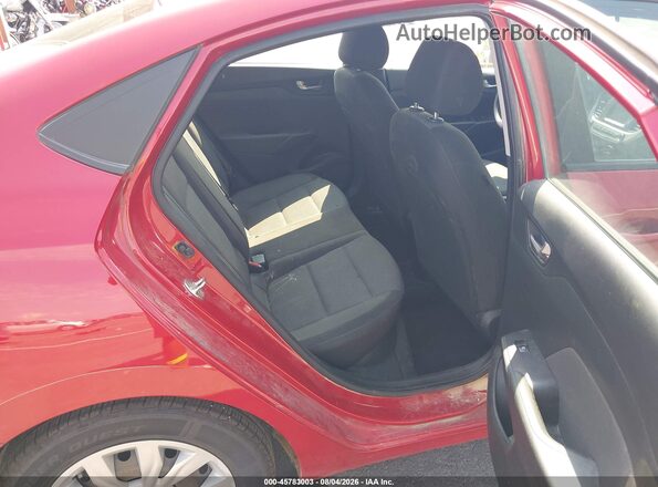 3KPC24A61NE159139 2022 HYUNDAI ACCENT Red Vista de la etiqueta del VIN