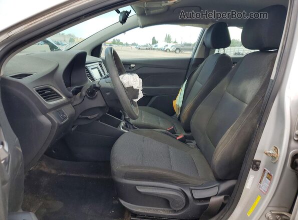 3KPC24A61NE177558 2022 HYUNDAI ACCENT Silver Սալոնի դիմացի տեսք