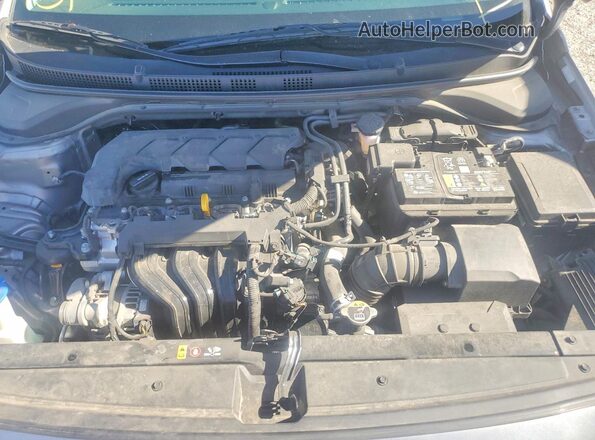 3KPC24A61NE186289 2022 HYUNDAI ACCENT Silver უკანა სალონის ხედი