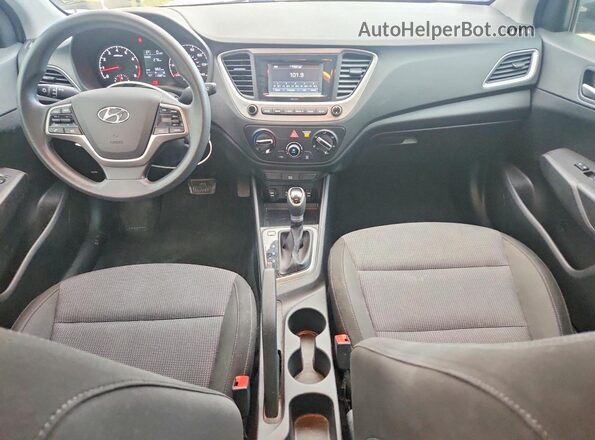 3KPC24A62LE106396 2020 HYUNDAI ACCENT Gray Widok deski rozdzielczej