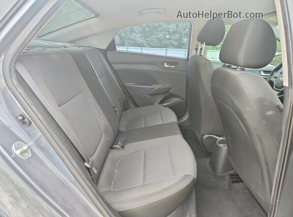 3KPC24A62LE106396 2020 HYUNDAI ACCENT Gray Widok tylnych siedzeń