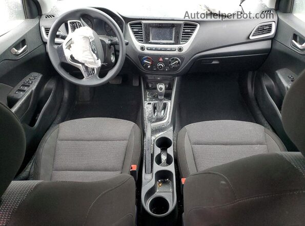 3KPC24A62LE109914 2020 HYUNDAI ACCENT Gray Առջևի վահանակի տեսք