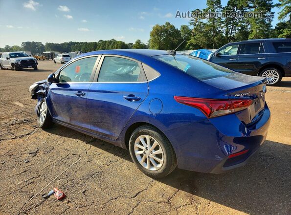 3KPC24A62ME138122 2021 HYUNDAI ACCENT Blue Rear left