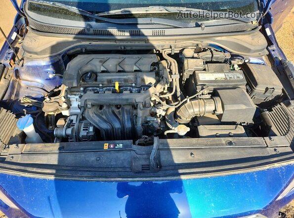 3KPC24A62ME138122 2021 HYUNDAI ACCENT Blue Rear interior view