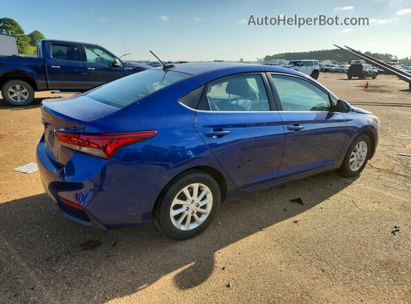 3KPC24A62ME138122 2021 HYUNDAI ACCENT Blue Rear right