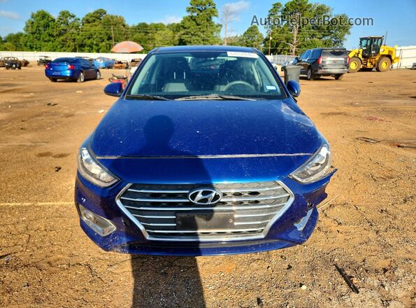 3KPC24A62ME138122 2021 HYUNDAI ACCENT Blue Front view