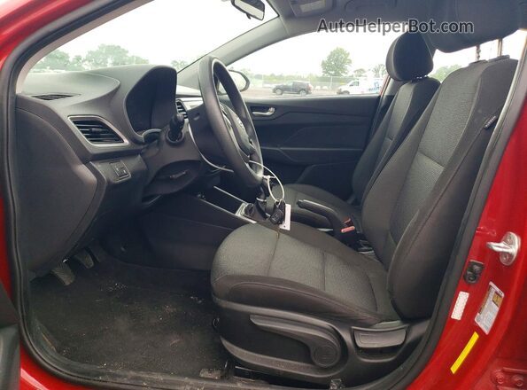 3KPC24A62ME141439 2021 HYUNDAI ACCENT Red Widok wnętrza z przodu