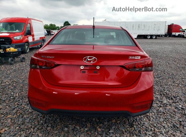 3KPC24A62ME141439 2021 HYUNDAI ACCENT Red Widok z tyłu