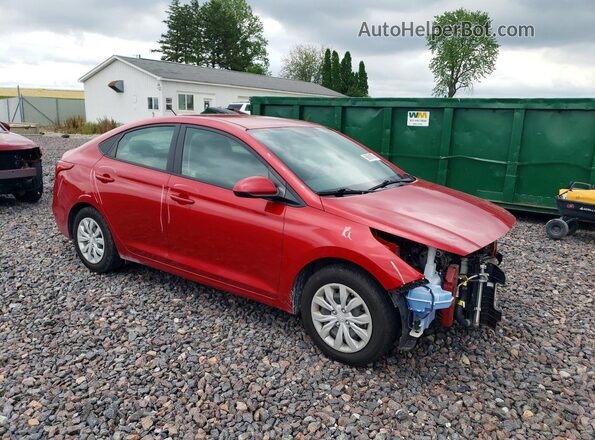 3KPC24A62ME141439 2021 HYUNDAI ACCENT Red Przód prawy