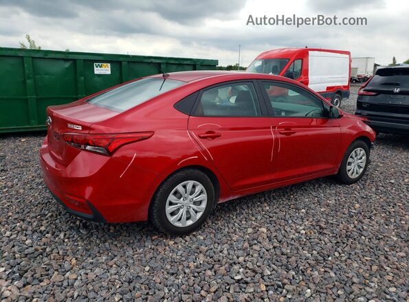 3KPC24A62ME141439 2021 HYUNDAI ACCENT Red Tył prawy