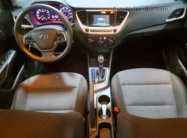 3KPC24A62ME149086 2021 HYUNDAI ACCENT Blue წინა პანელის ხედი