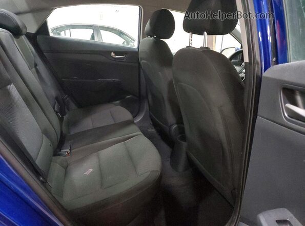 3KPC24A62ME149086 2021 HYUNDAI ACCENT Blue უკანა სავარძლების ხედი