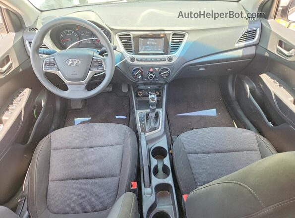 3KPC24A62ME152988 2021 HYUNDAI ACCENT White Widok deski rozdzielczej